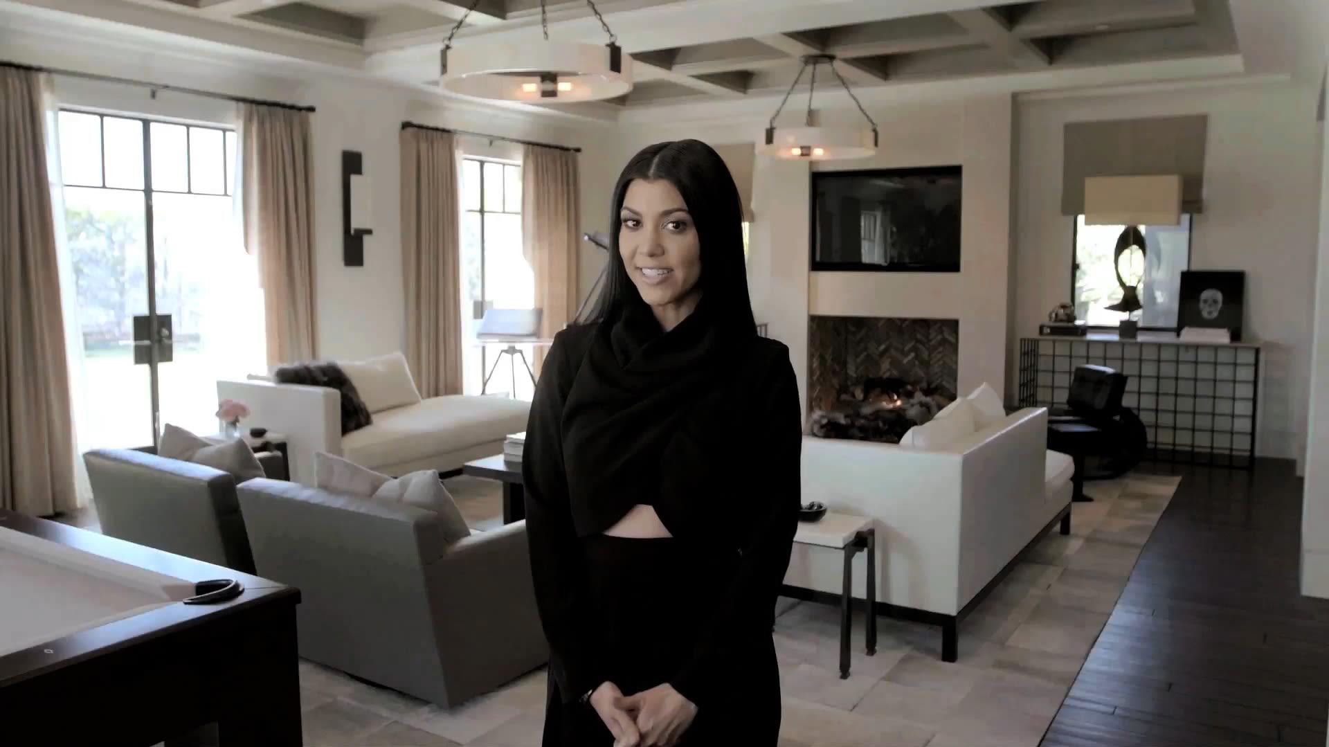 Watch Inside Kourtney Kardashian S Home For Her Ad Cover Shoot