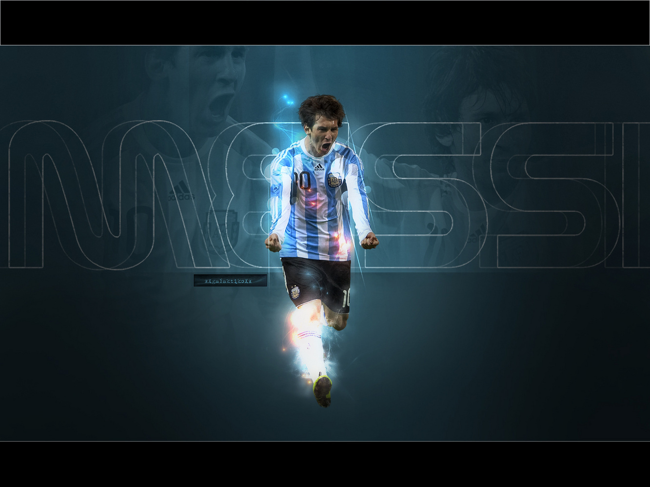 Lionel Messi Argentina Wallpaper   Lionel Andres Messi Fan Art