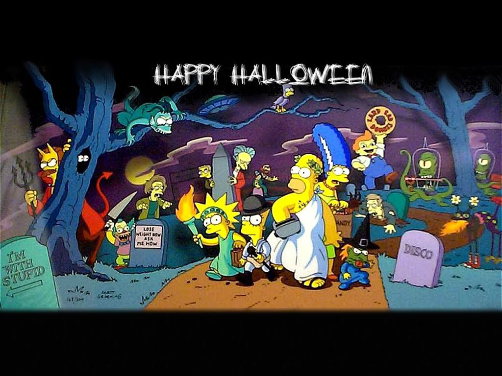 Simpsons Halloween Wallpaper Desktop Background