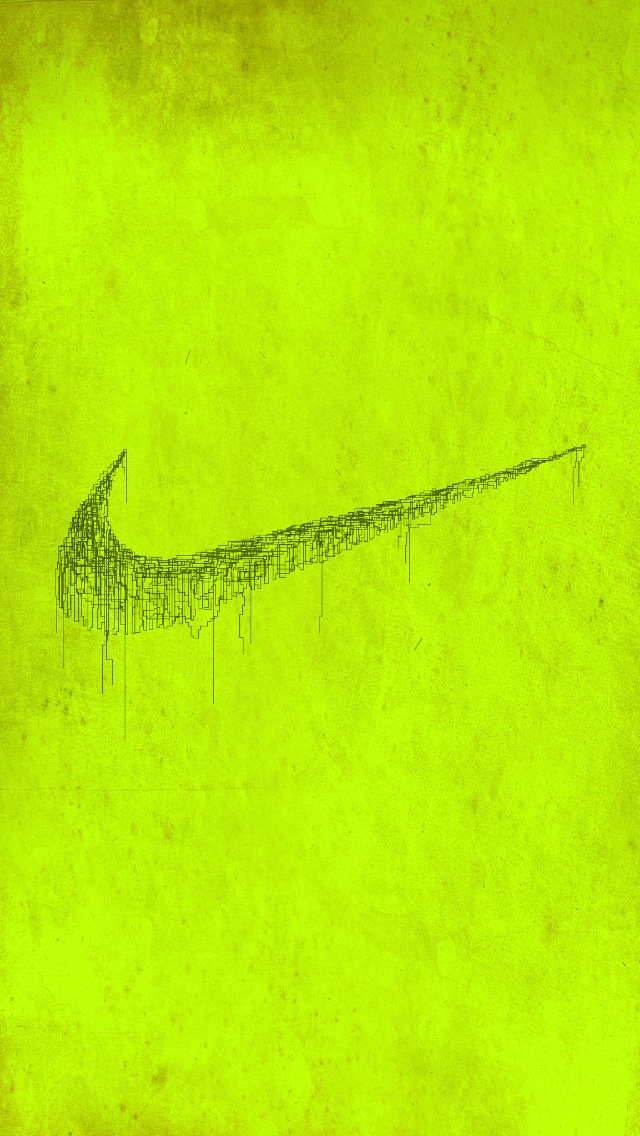 Nike Volt Green iPhone Wallpaper