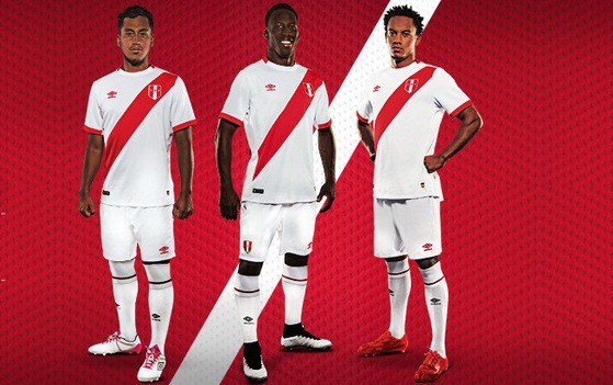 Peru Umbro Home Jersey Football Fashion Org