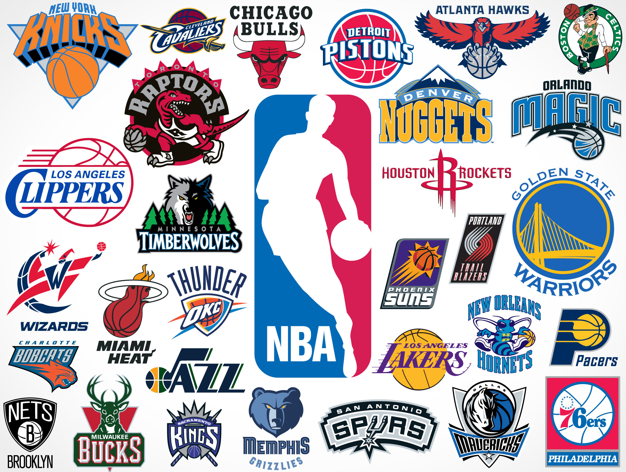 Nba Team Vector Logos Market Your Psd Mockups For Wallpaper