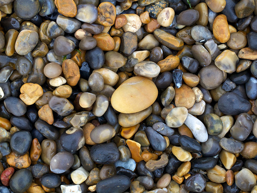 Wet Beach Pebbles Textures For Use As Background In