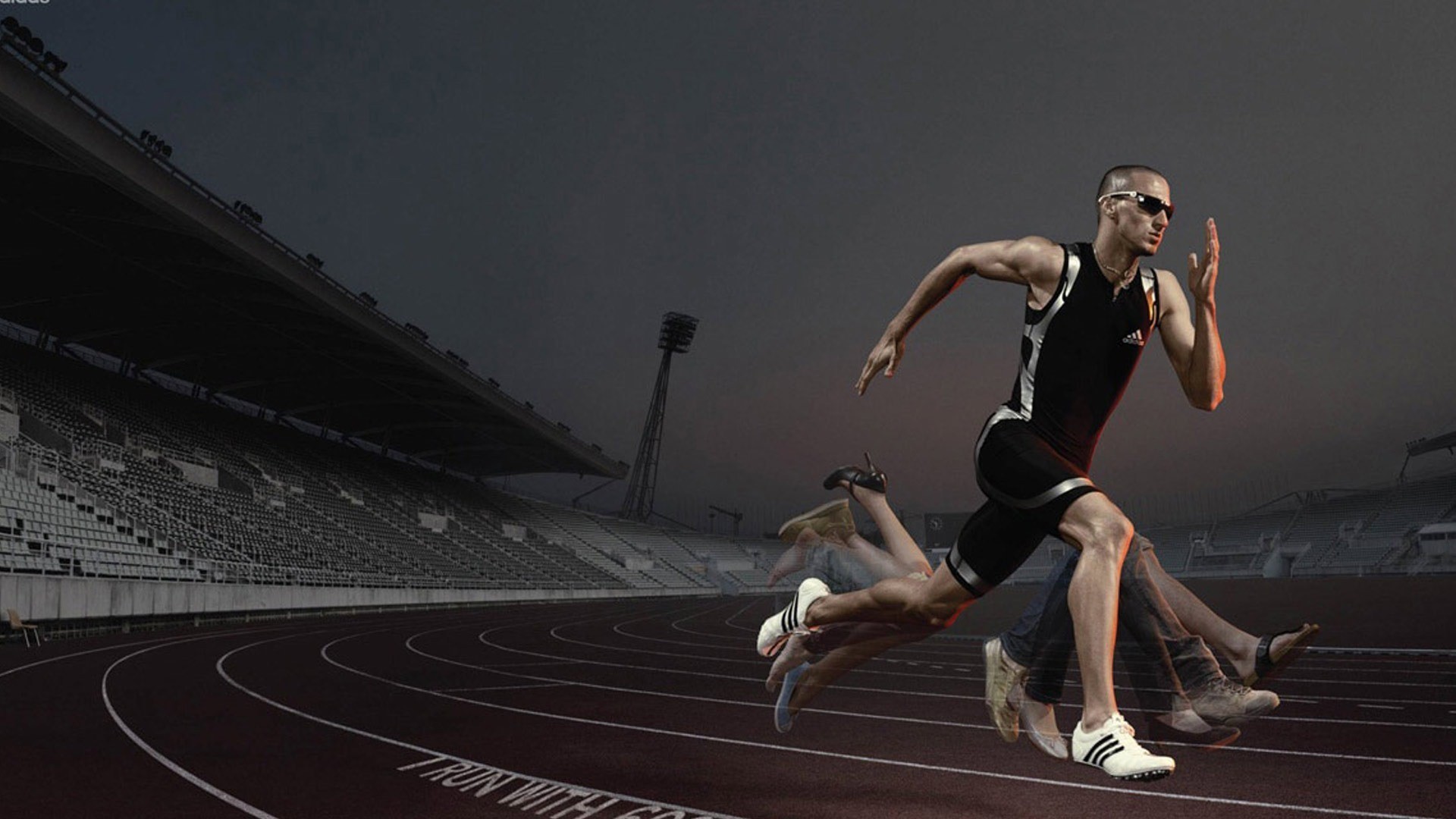 London Olympic Running Track HD Wallpaper