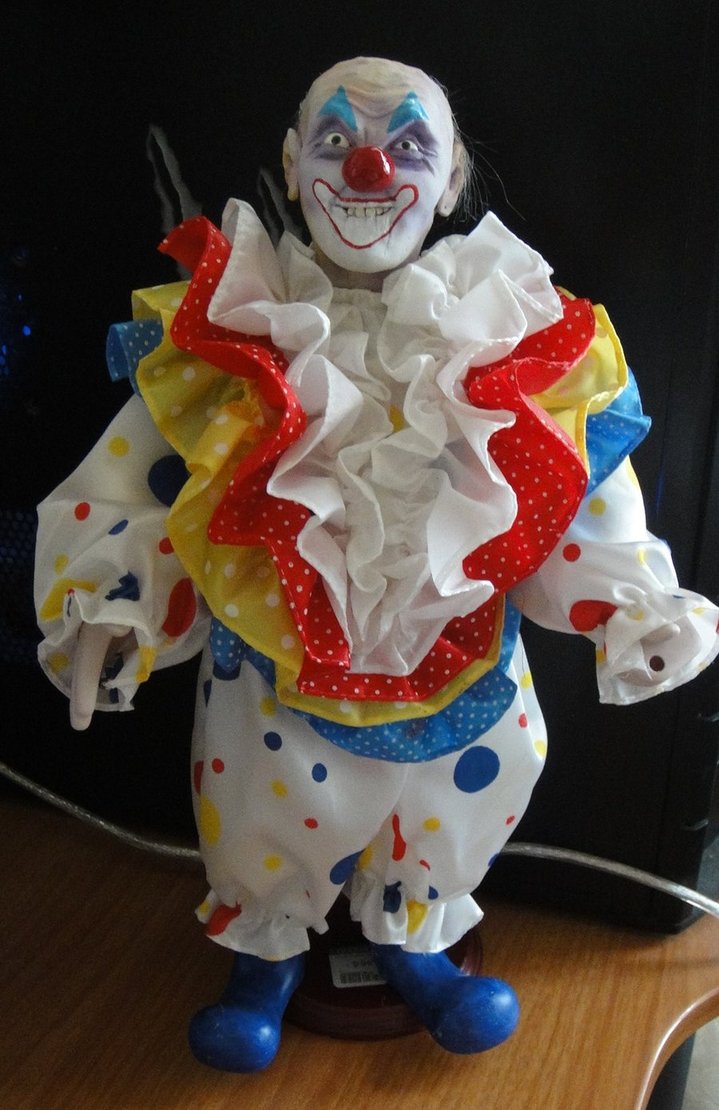 Bad Clown Doll By Miasansom