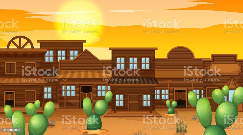 Free download A Western Saloon Background Stock Illustration Download ...