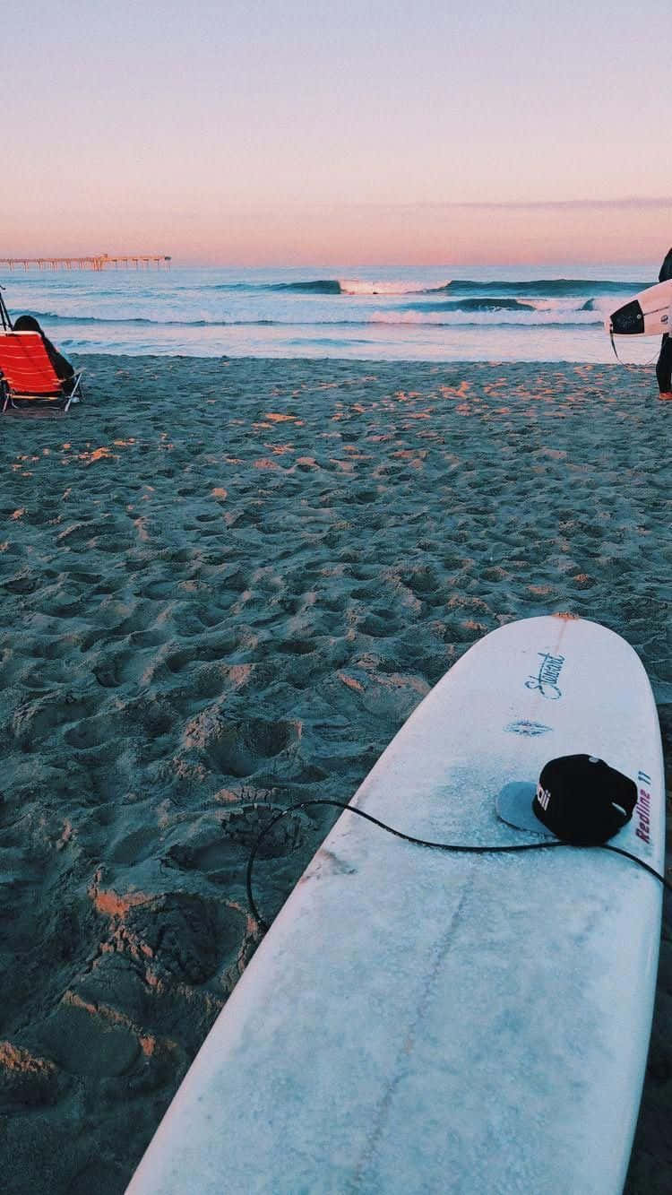 Surfing iPhone Wallpaper