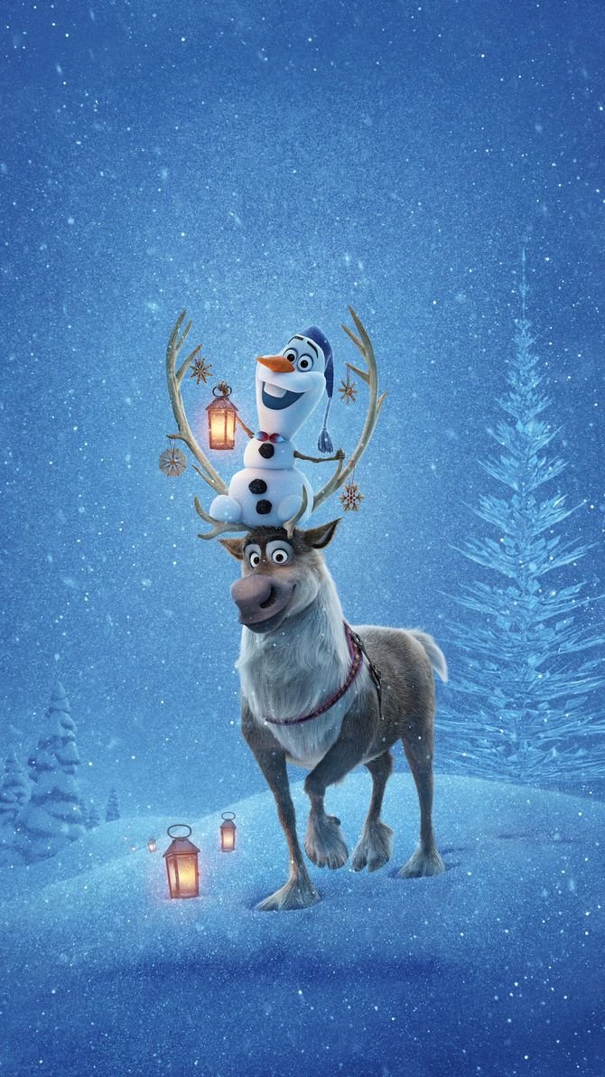 Frozen Ii Phone Wallpaper Moviemania Christmas