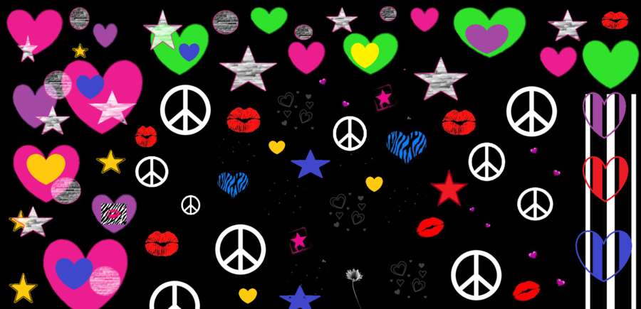 Love And Peace Wallpaper by DerianDavid on