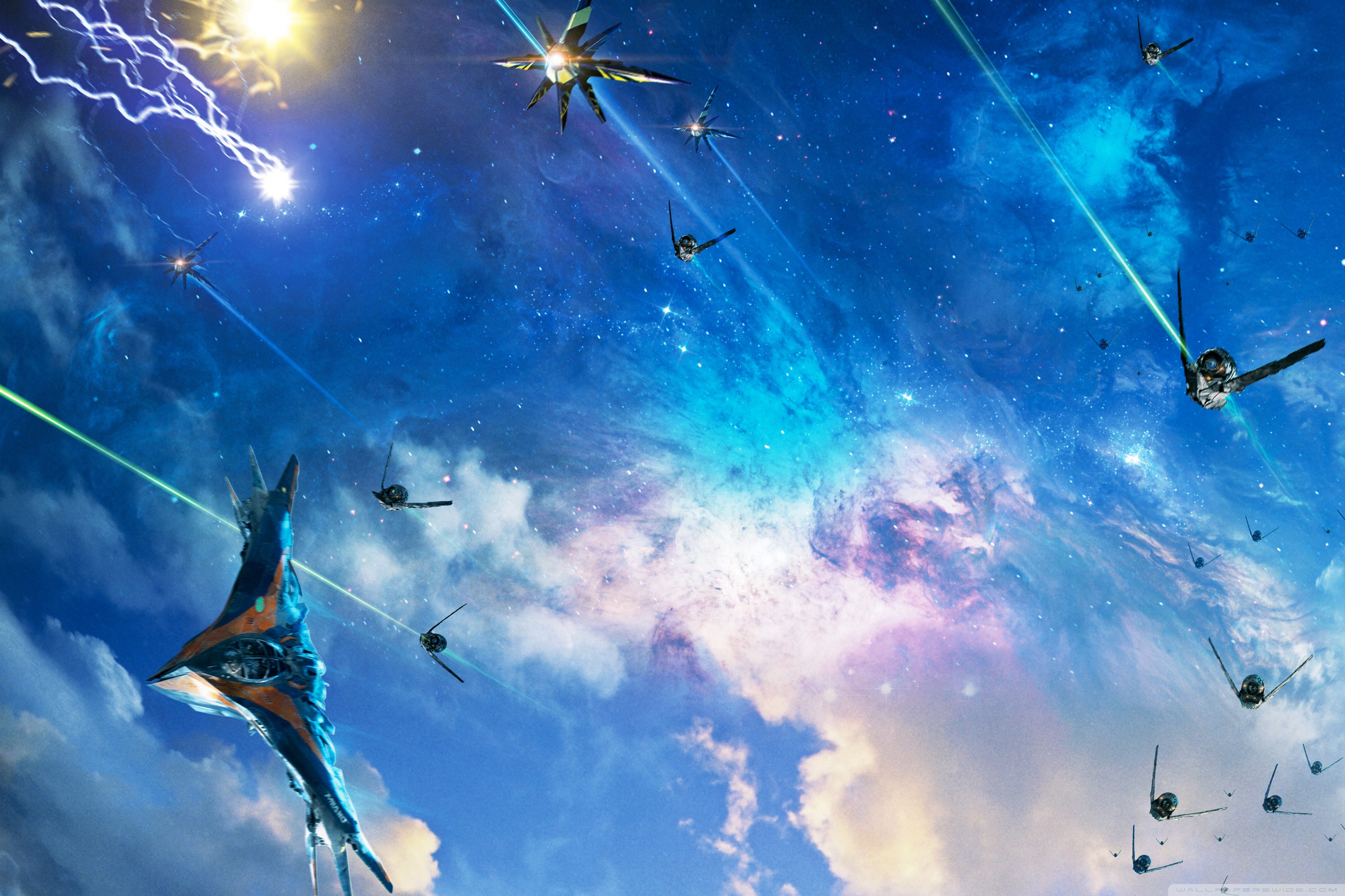 Guardians Of The Galaxy Spaceships 4k HD Desktop