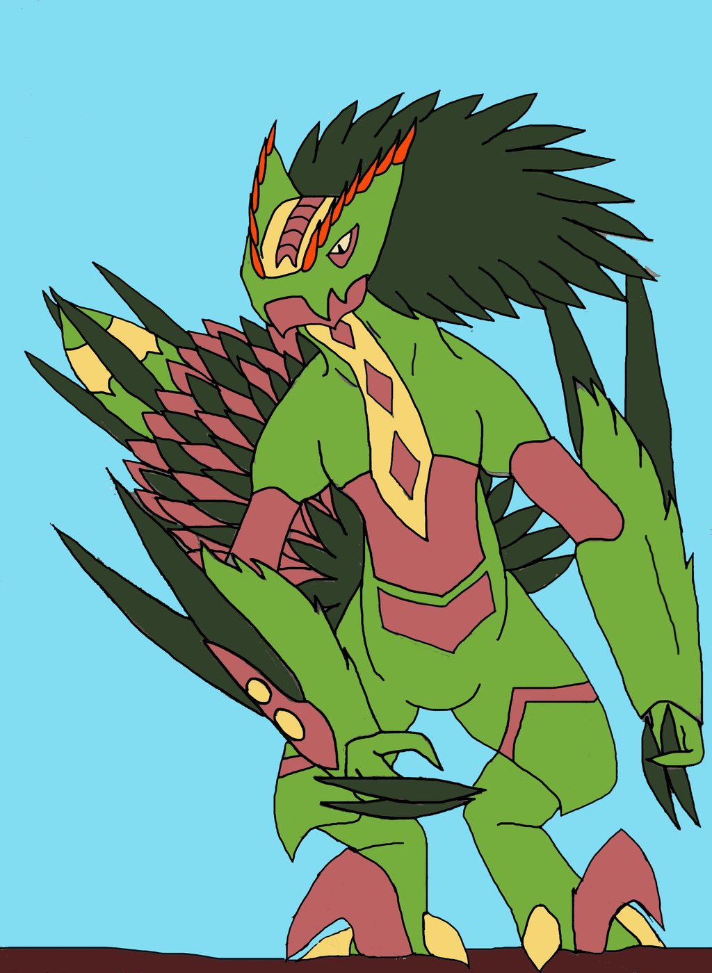 Mega Sceptile Concept by MidnightHybrid767 on