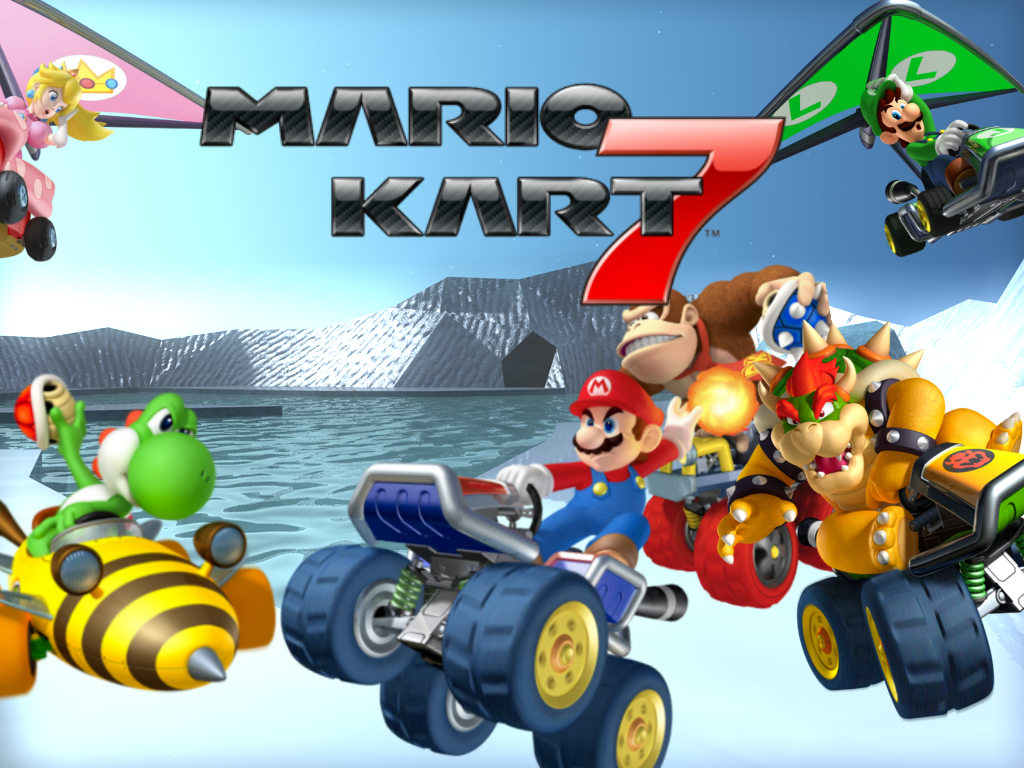 Mario Kart 7 Winter Wallpaper by philipscott