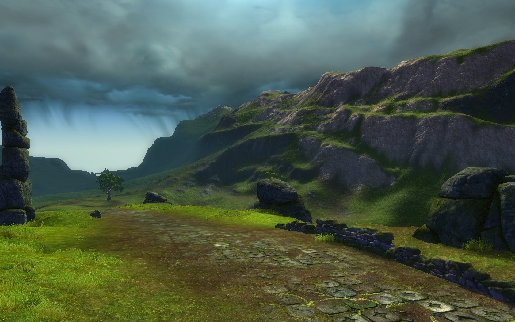 Storm In Background Over Mountains Rift Mmorpg Galleries
