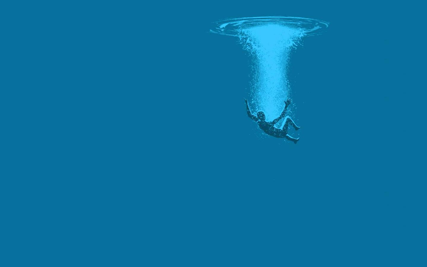 man falling into water Wallpaper Background 32933