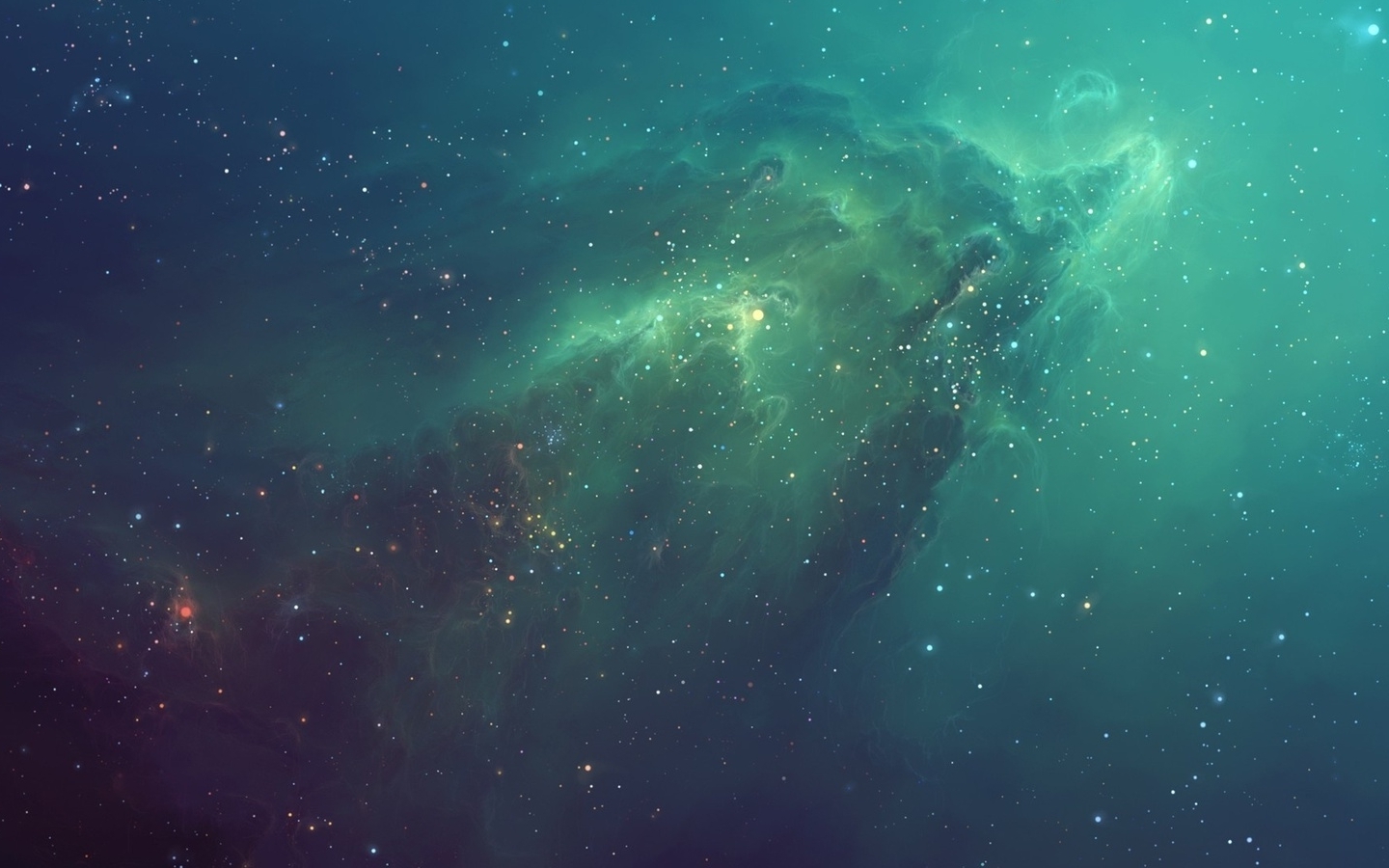 Galactic Nebula Mac Wallpaper
