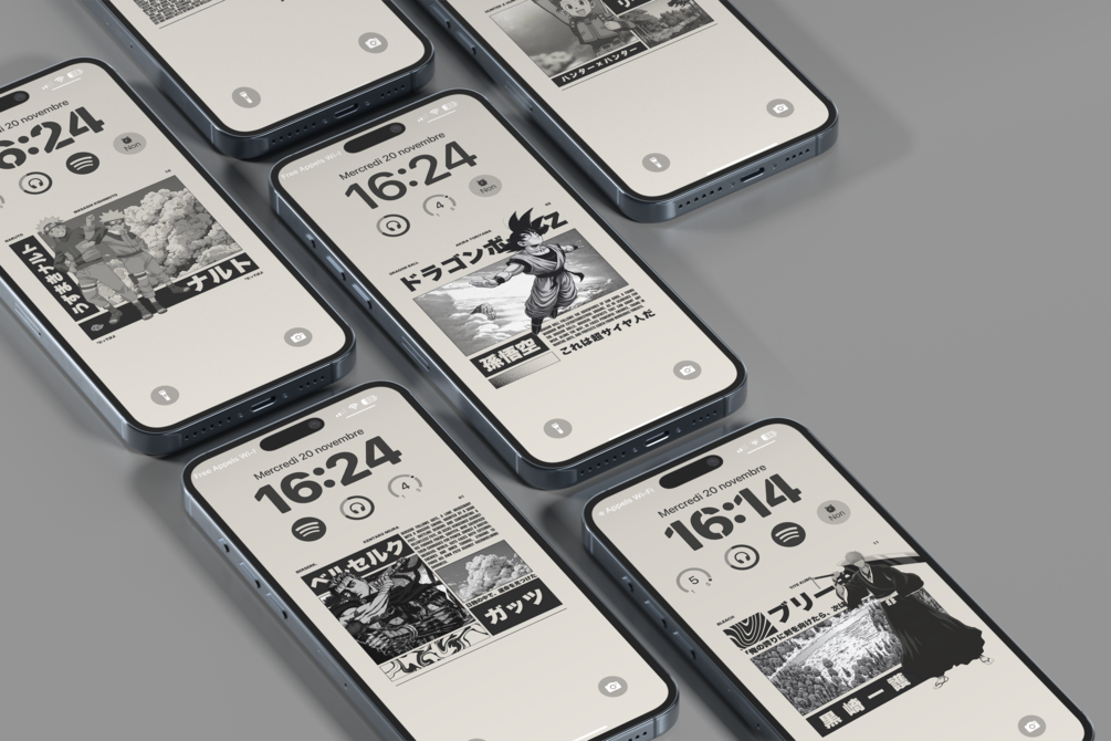 Bundle iPhone Wallpaper Manga