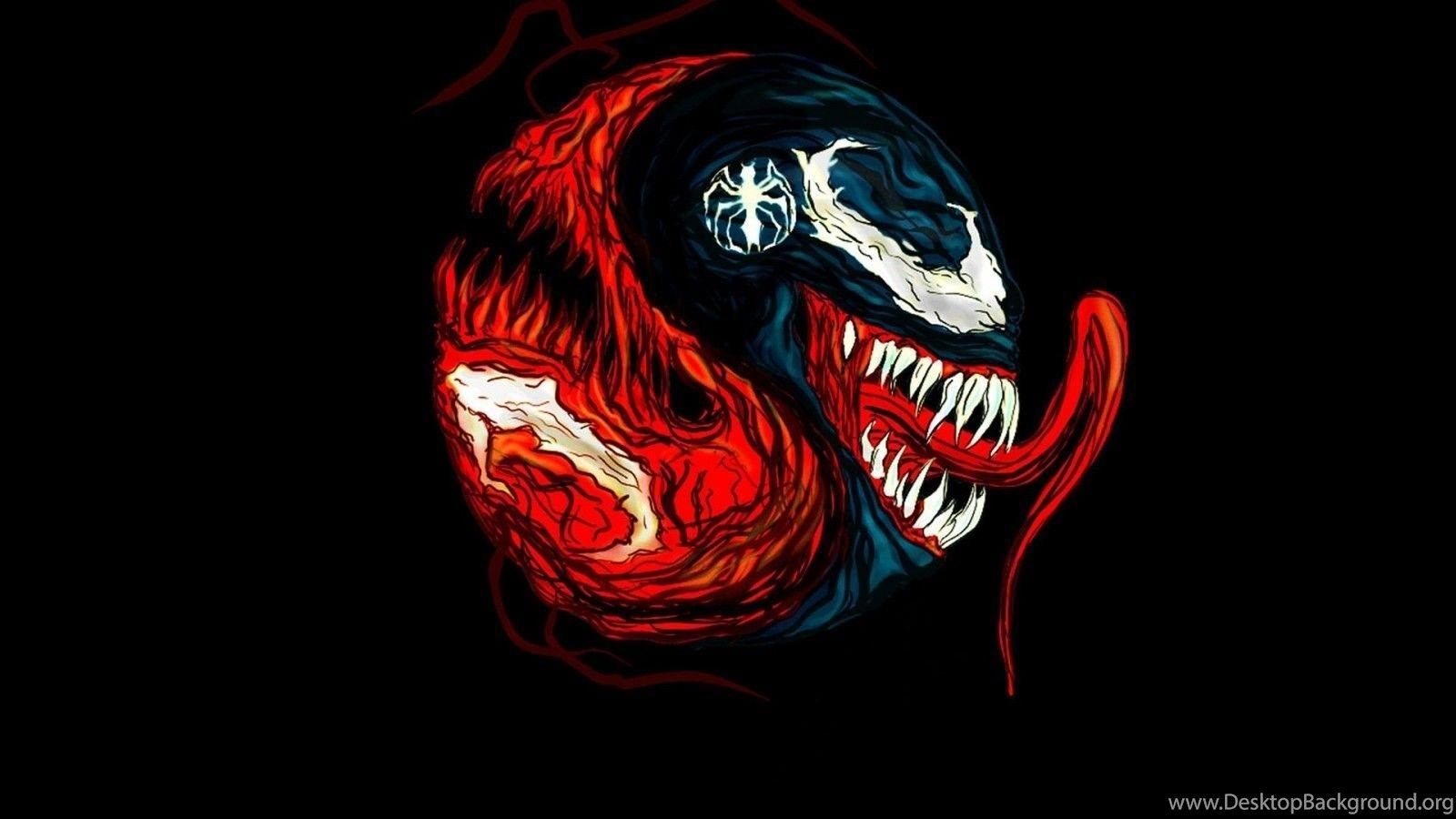 Red And Black Venom Wallpaper Free Download Wallpaper