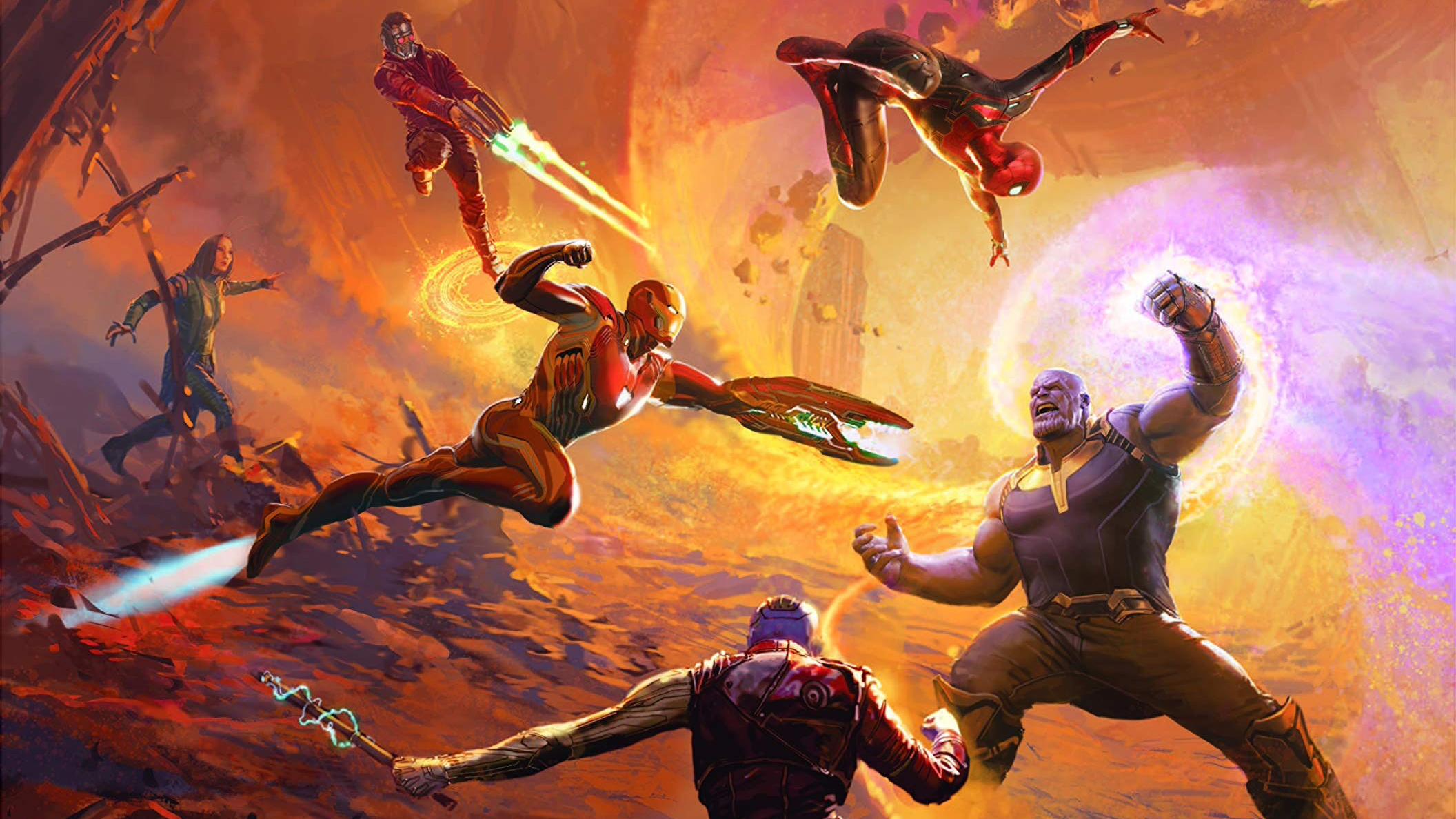 Art Of Avengers Infinity War Wallpaper HD Superheroes 4k