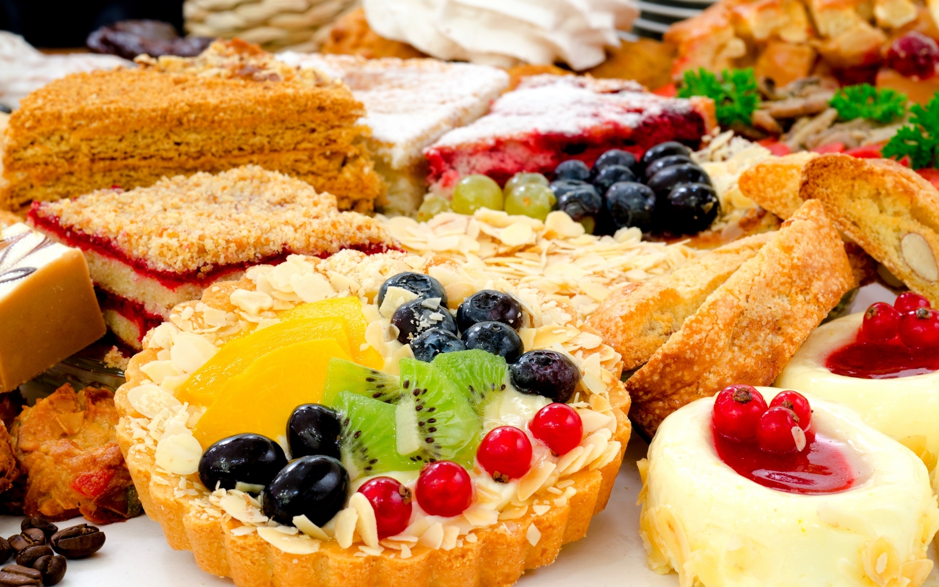 French Fruit Tart X Widescreen Wallpaper