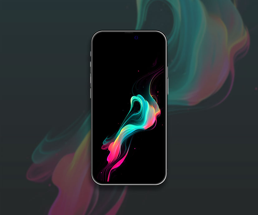 Black Amoled 4k Wallpaper Abstract For iPhone