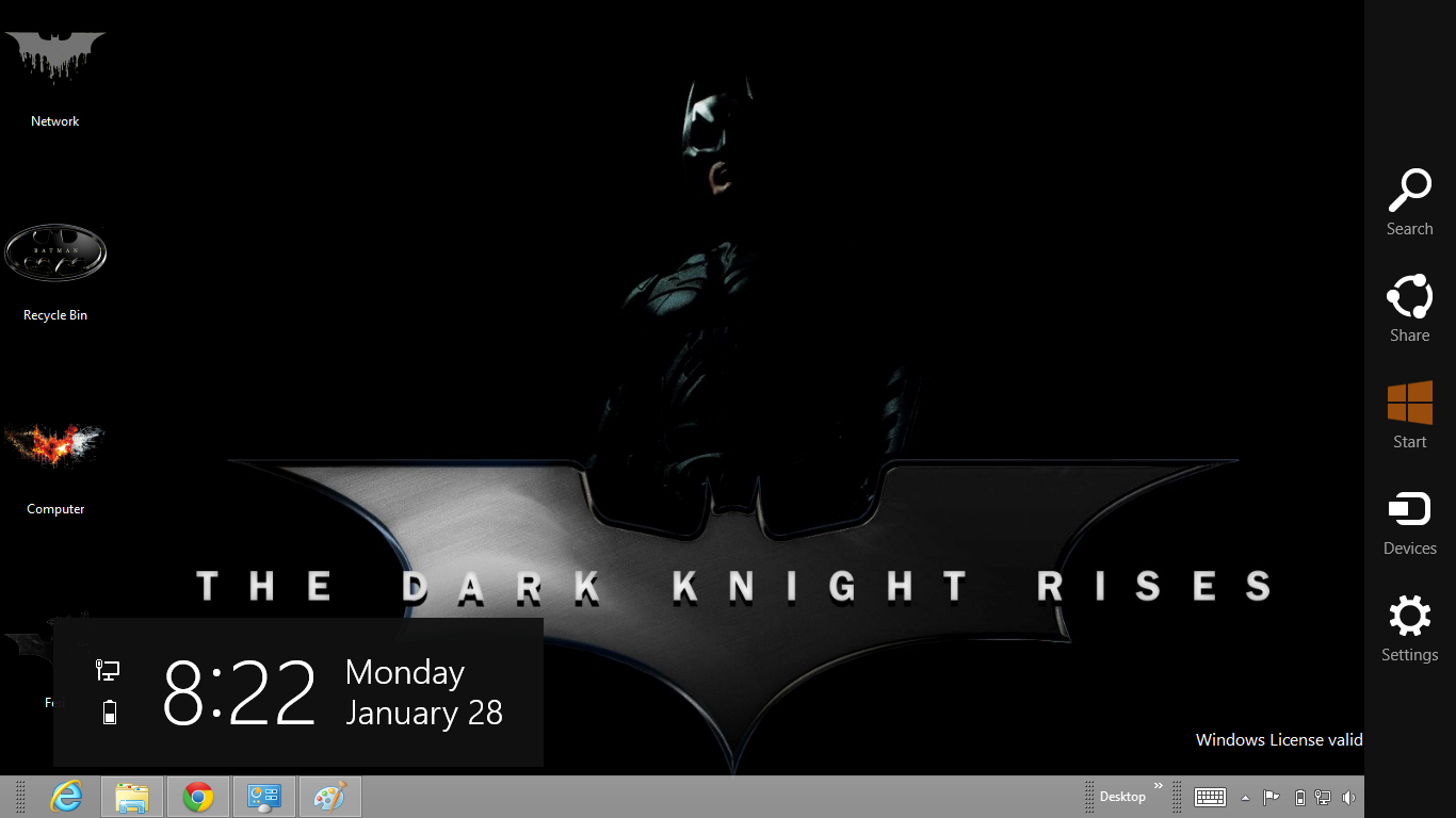 Free download Batman The Dark Knight Rises Theme For Windows 7 And 8 Ouo  Themes [1366x768] for your Desktop, Mobile & Tablet | Explore 50+ Windows 8  Batman Wallpaper | Best Windows