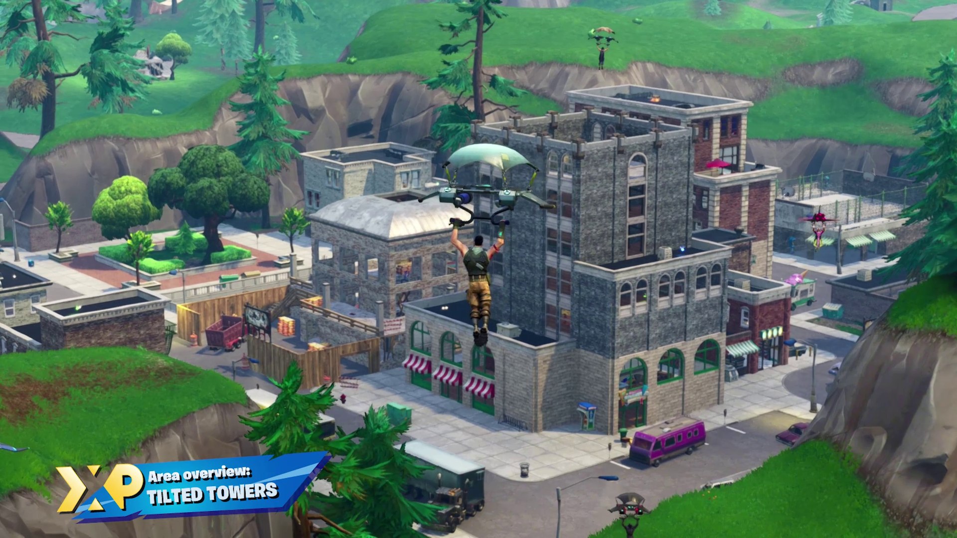 Fortnite Tilted Towers Wallpaper Ps4