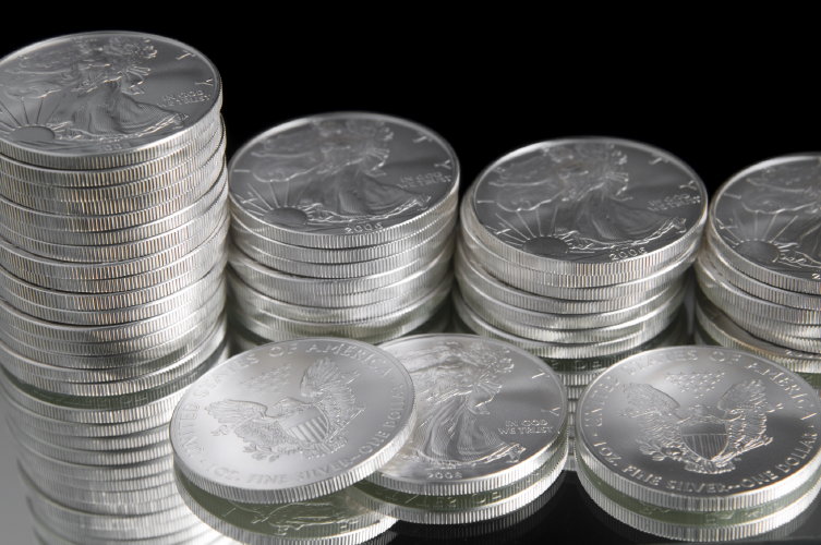 Collection Of Silver Coins HD Wallpaper For Desktop Background