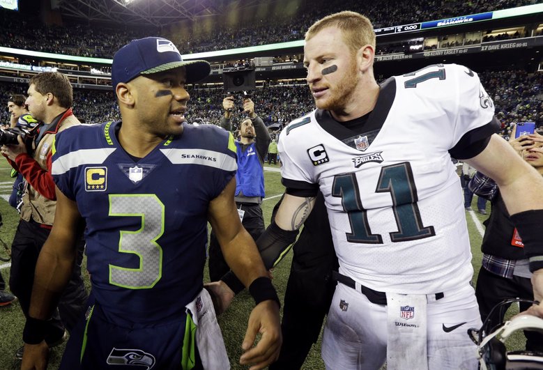 Russell Wilson Outduels Carson Wentz In Potential Nfc