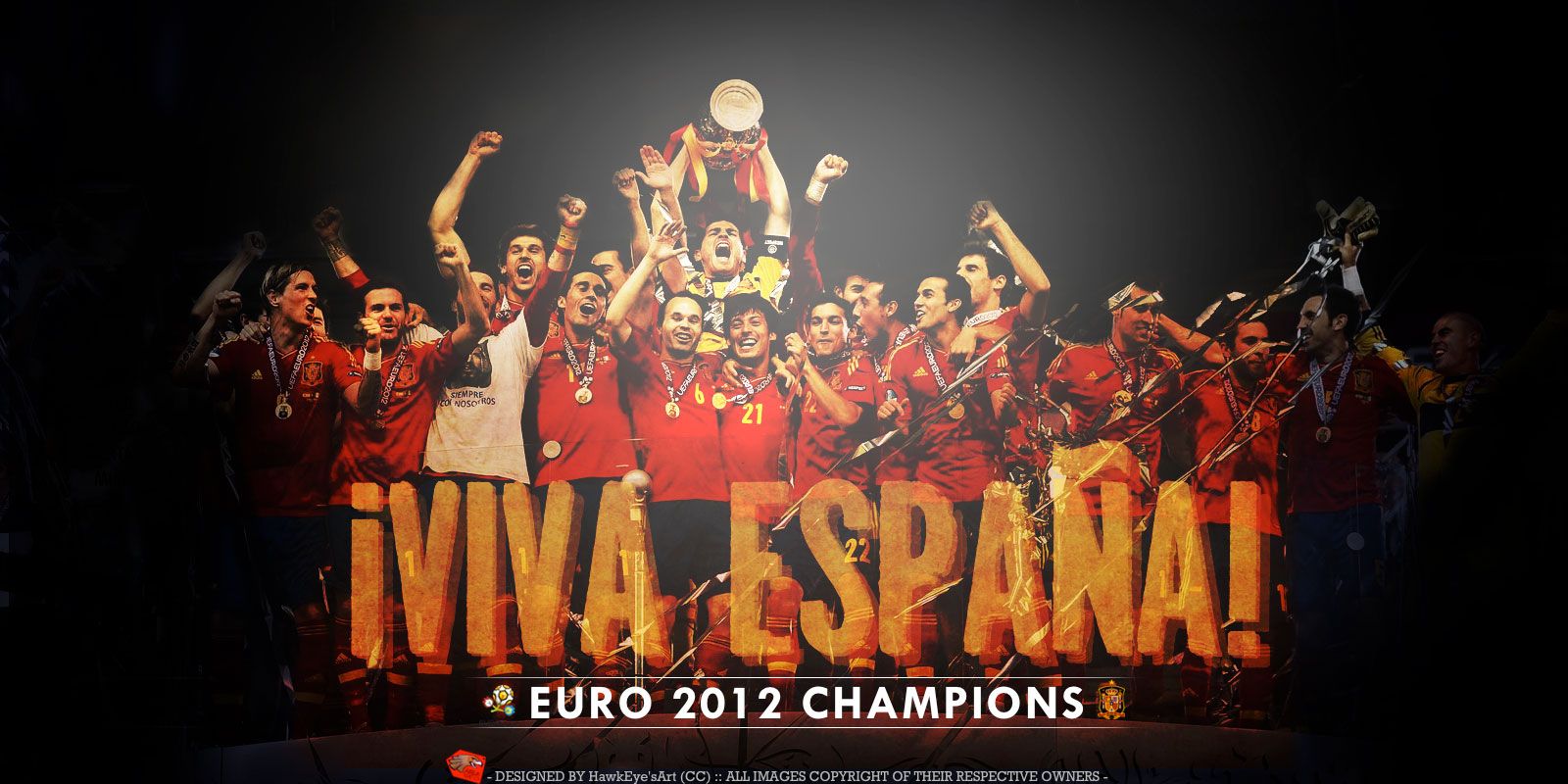 Wallpaper Football Euro Winners