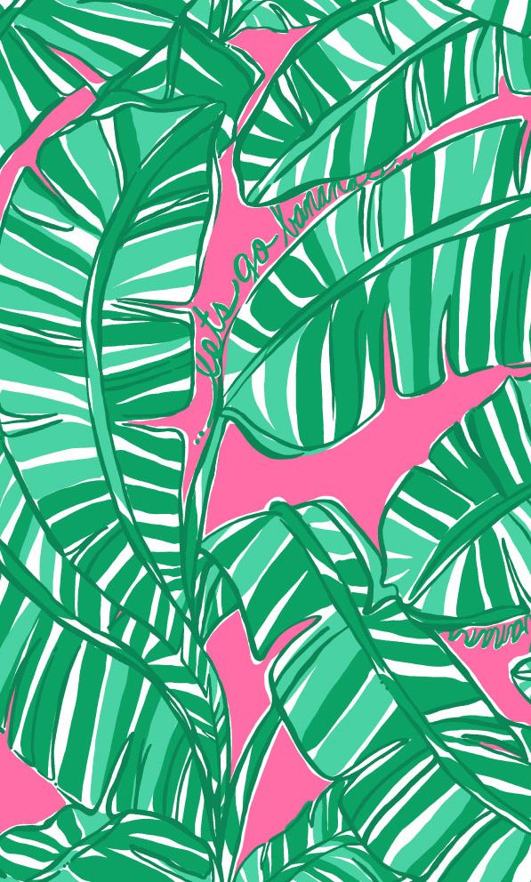 Hard To Find Matching Pinks Greens iPhone Wallpaper Lilly Pulitzer