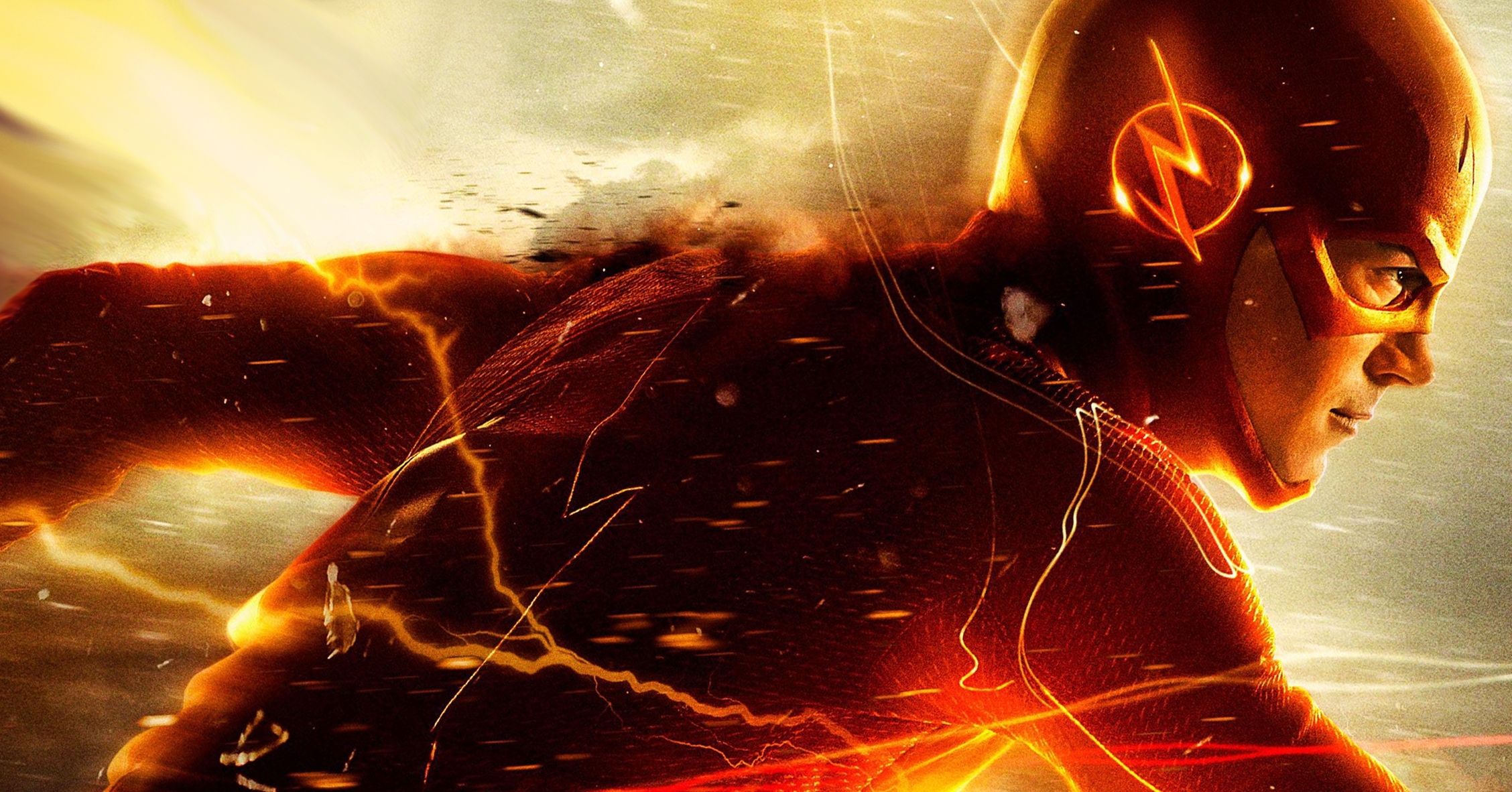Flash Barry Allen Dc Ics Series Hero Costume Speed Wallpaper