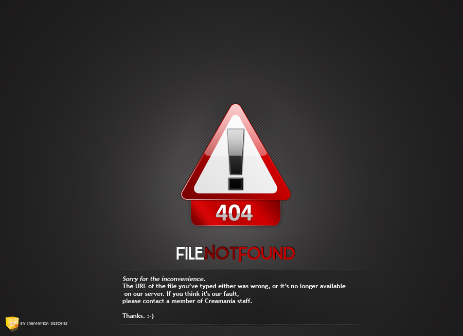 File Not Found By Creamania