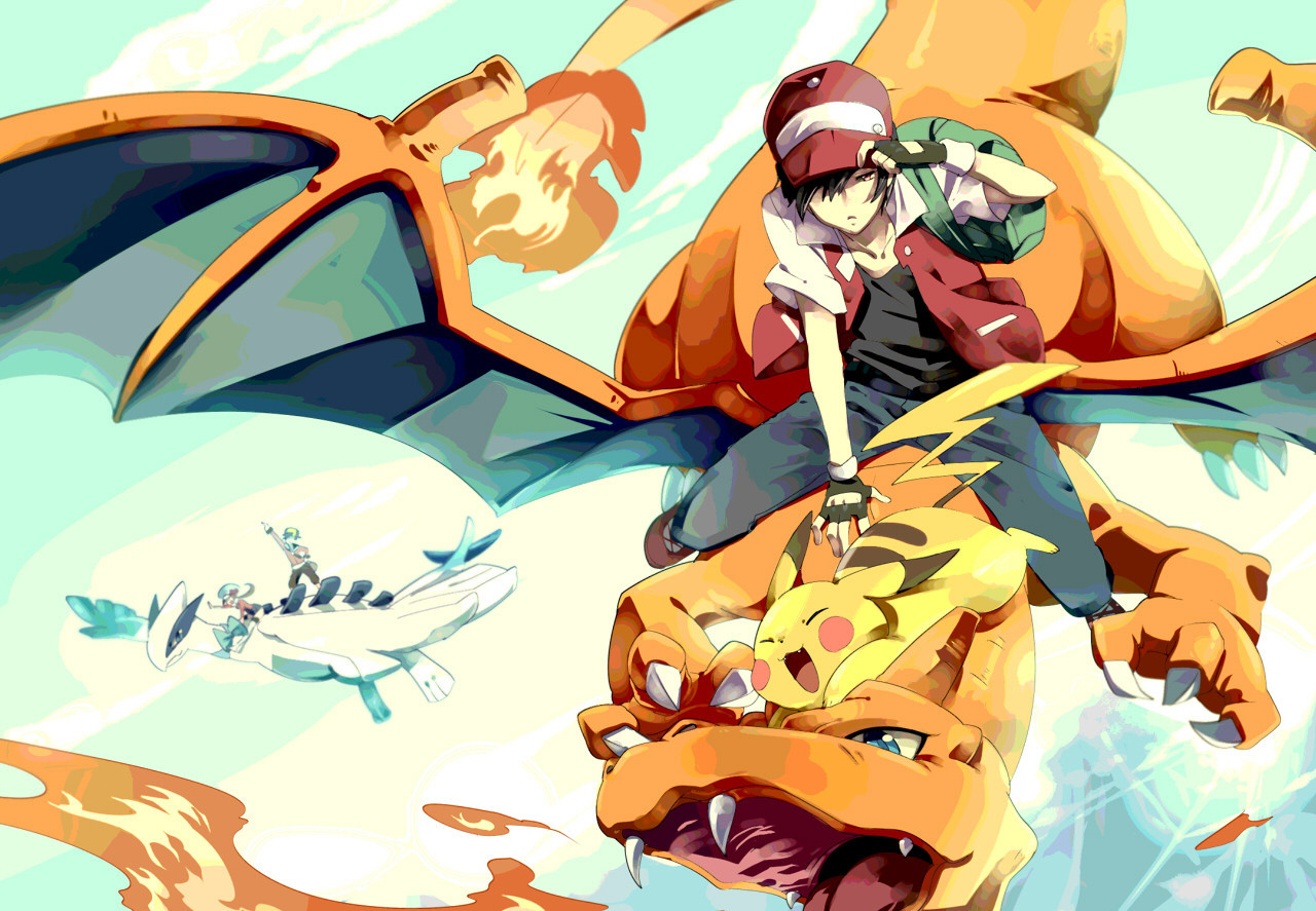 Pokemon charizard pokemon red summer interview wallpaper