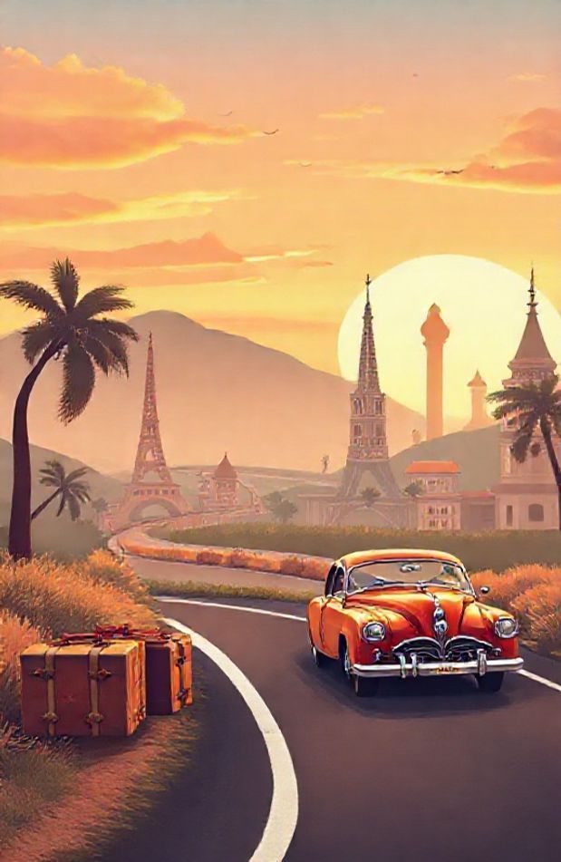 Travel Retro Wallpaper