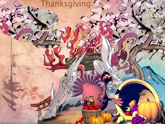 3d Thanksgiving Wallpaper Grasscloth