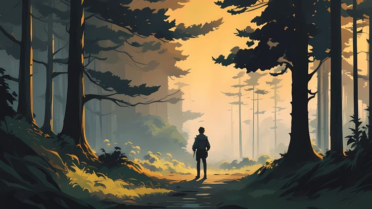 Anime Scenery Aesthetic Wallpaper In