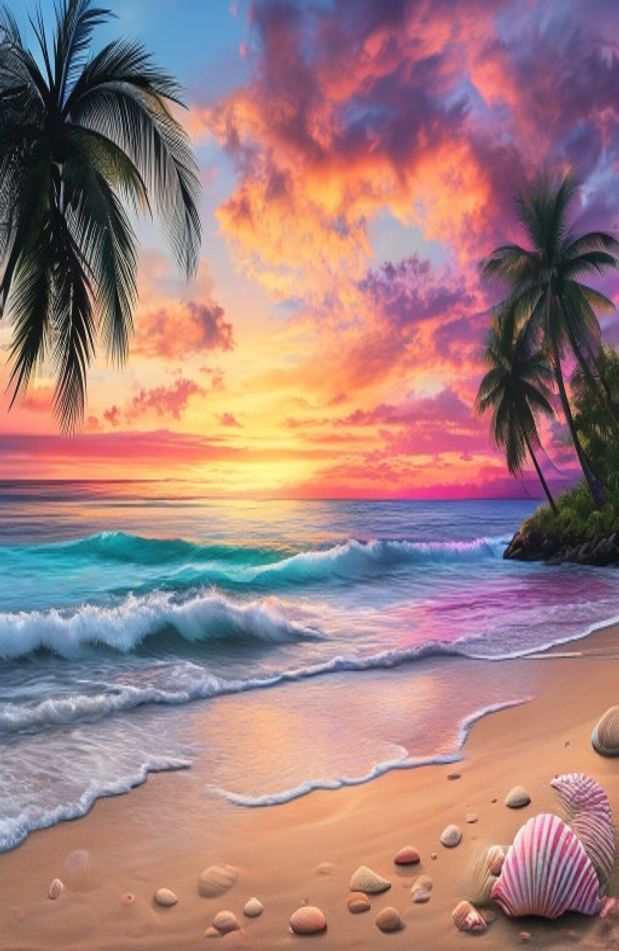 Dual Monitor Wallpaper Beach