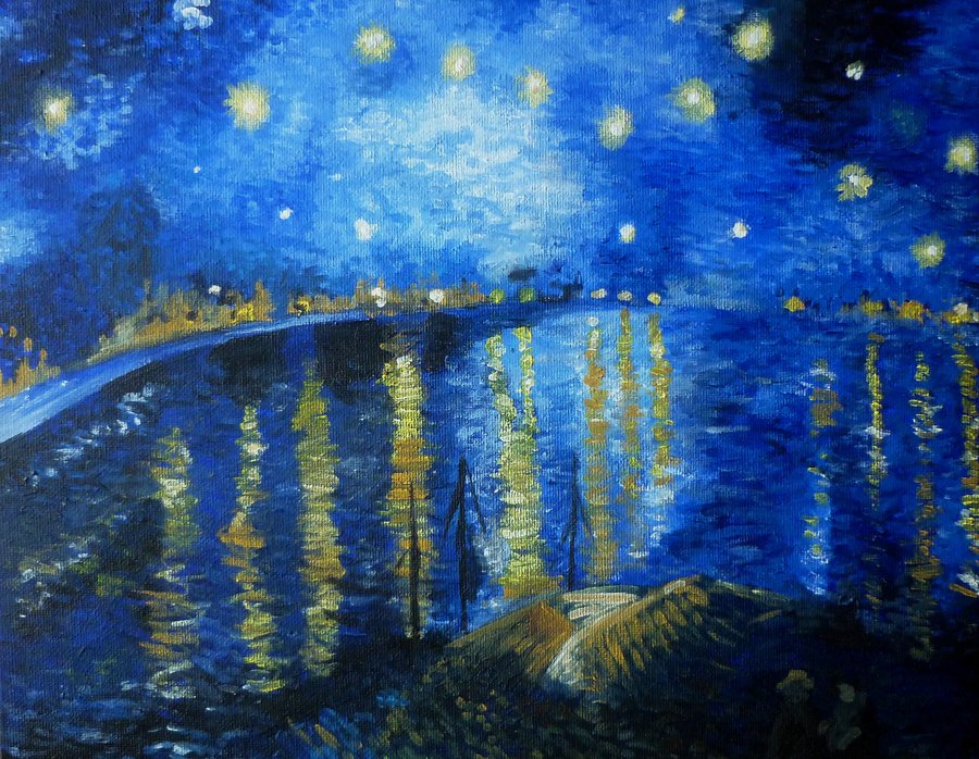Van Gogh Starry Night Over The Rhone
