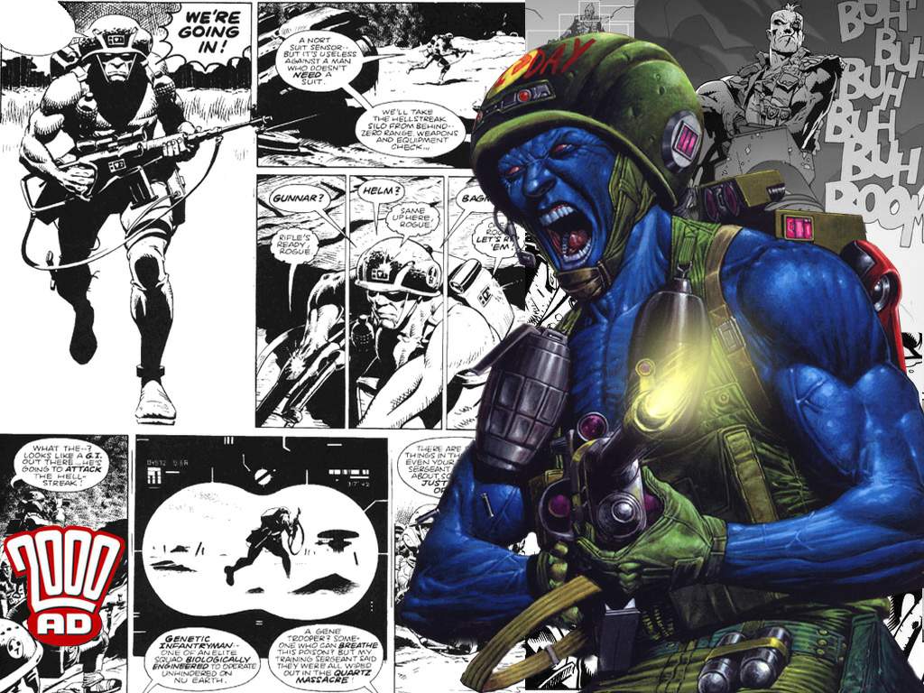 2000ad Wallpaper Where The Series Is Rogue Trooper Friday