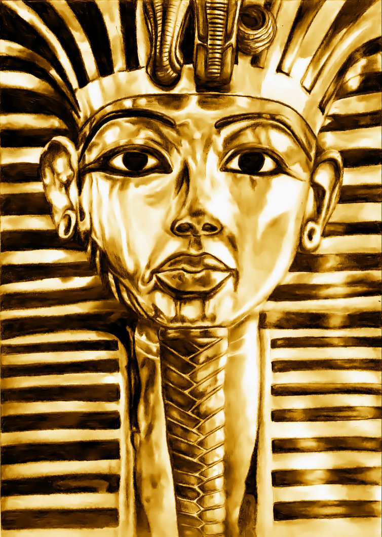 The Mask Of Tutankhamun By Shekhina