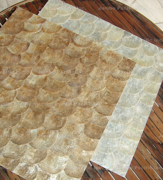 Shell Tiles Capiz Walling Panels Seashell Wallpaper Philippine