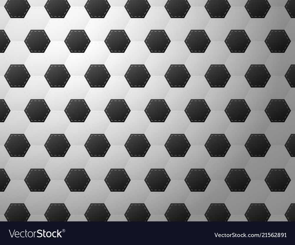 Football Or Soccer Ball Background Texture Vector Image