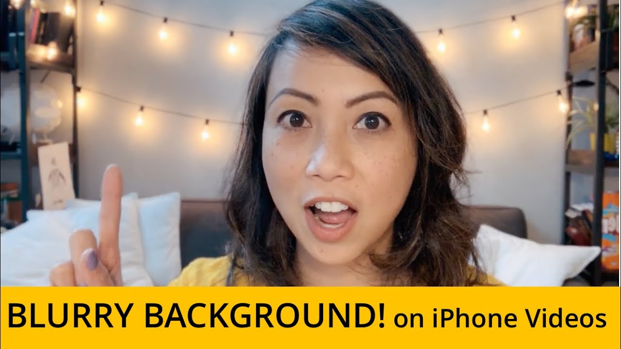 How To Get A Blurry Background On iPhone Video