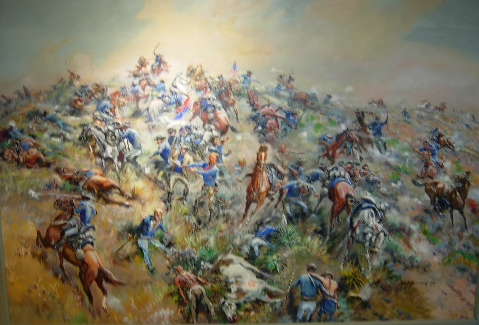 Back Gallery For Little Bighorn Battle