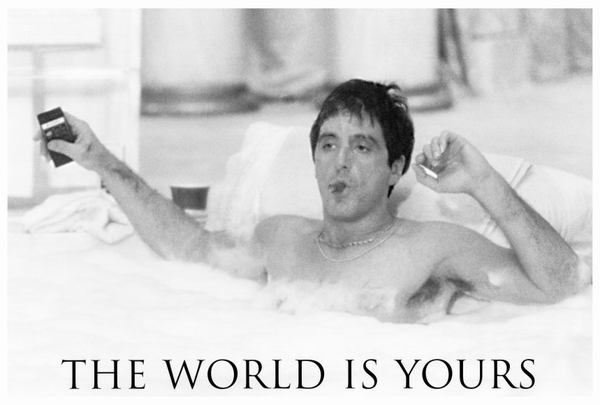 Scarface The World Is Yours Poster