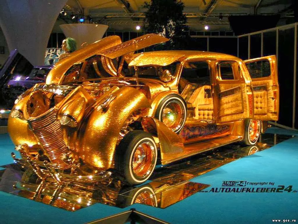 Ostenta O Carros De Ouro Gold Car Copiei Artigos