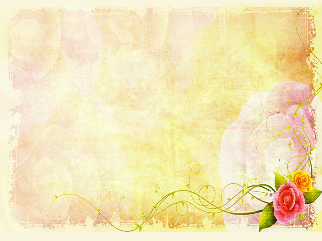 Peace And Happiness Frame Background For Powerpoint Flower Ppt