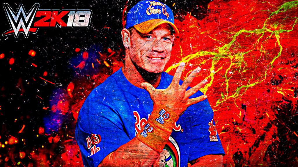 John Cena Wwe 2k18 Cover Wallpaper By Ambriegnsasylum16 On