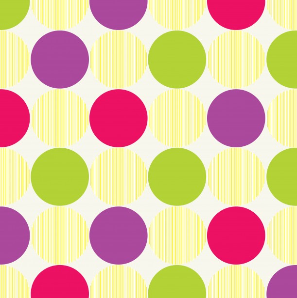Colorful Polka Dot Background Dots