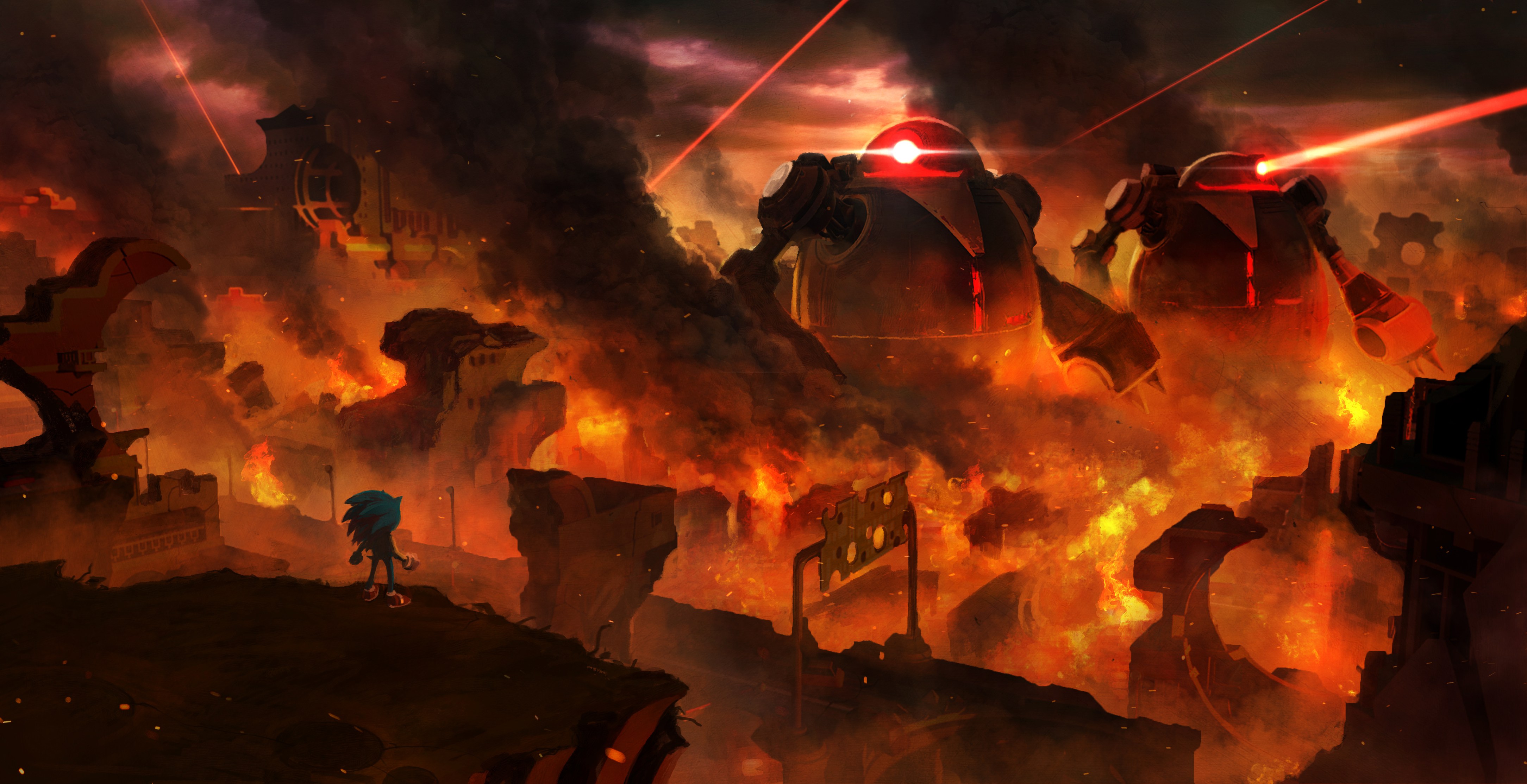 High Quality Sonic Forces Clean Screenshots Concept Art